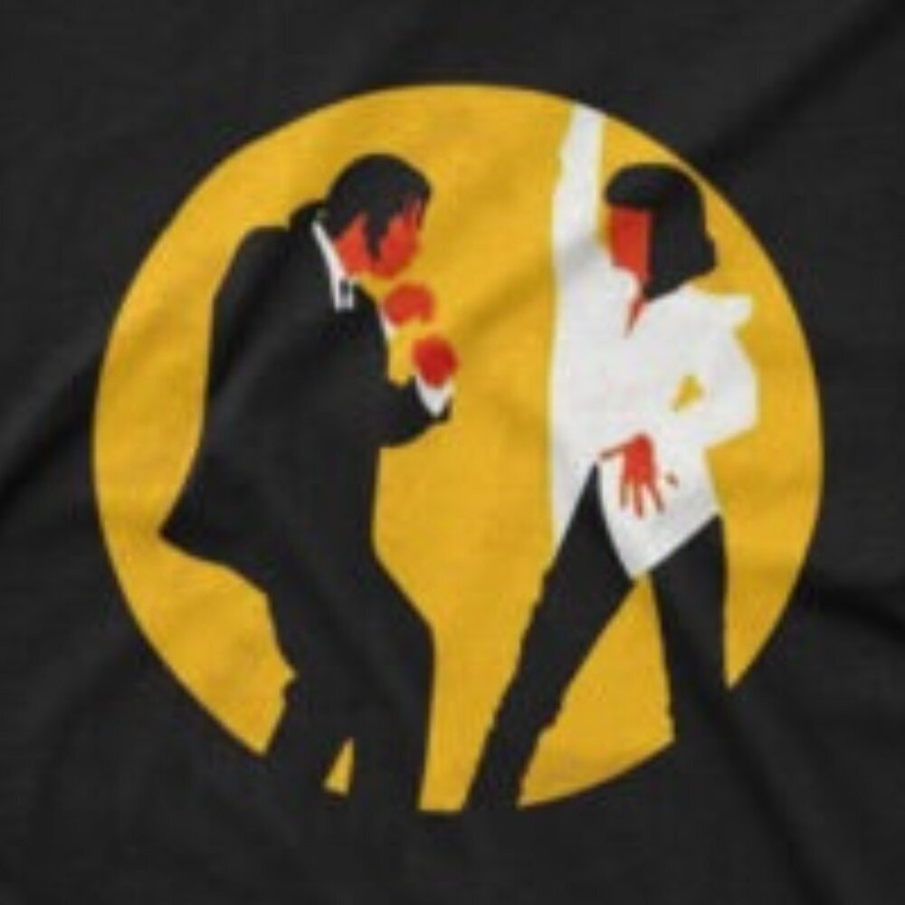 Pulp Fiction Dance 90s Movie Meme Retro Pop Culture Fan Gift T Shirt 159 - Picture 2 of 5